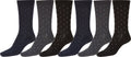 Sakkas Men's Stitch Cotton Poly Blend Dress Socks Value 6-Pack#color_Stitch