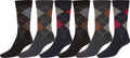 Sakkas Mens Cotton Blend Argyle Dress And Casual Socks , 6-Pack Assorted#color_Multicolored