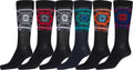 Sakkas Men's Classic Patterned Dress Socks Value 6-Pack#color_Design22