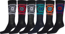 Sakkas Men's Classic Patterned Dress Socks Value 6-Pack
