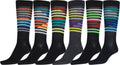Sakkas Men's Classic Patterned Dress Socks Value 6-Pack#color_Design29