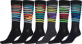 Sakkas Men's Classic Patterned Dress Socks Value 6-Pack#color_Design29