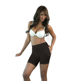 Womens Thermal Bottom Lifter Panty with Abdominal Zone with Latex#color_Black