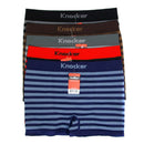 Sakkas Men's Seamless Athletic Style Stretch Boxer Briefs - Assorted Color 6 Pack