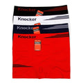 Sakkas Men's Seamless Athletic Style Stretch Boxer Briefs - Assorted Color 6 Pack #color_RightStripe