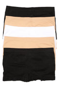 Sakkas Women's Seamless Stretch Boy Short Panties (6 Pack)#color_SolidPlus1
