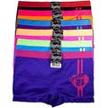Sakkas Women's Seamless Stretch Boy Short Panties (6 Pack)#color_LovelyStripe