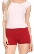 Sakkas Women's Seamless Stretch Boy Short Panties (6 Pack)