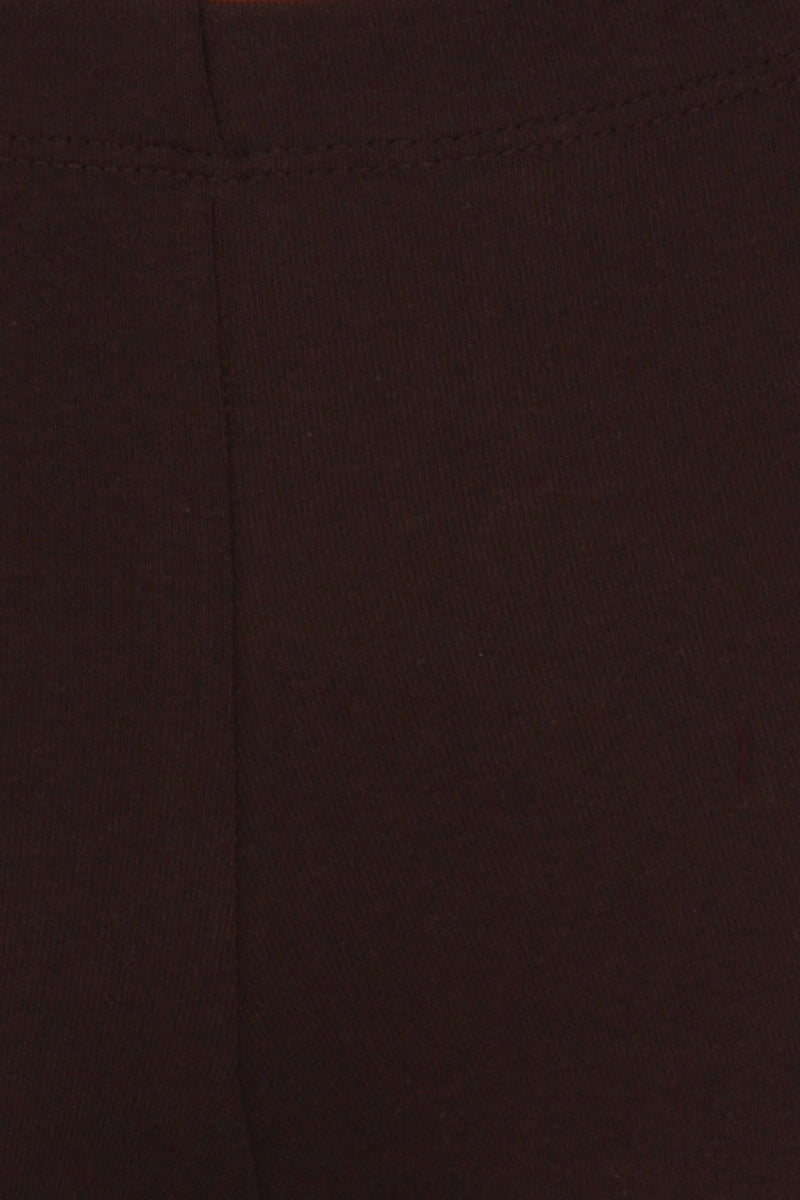 Sakkas Cotton Blend Solid Color Footless Stretch Leggings - Made in USA
