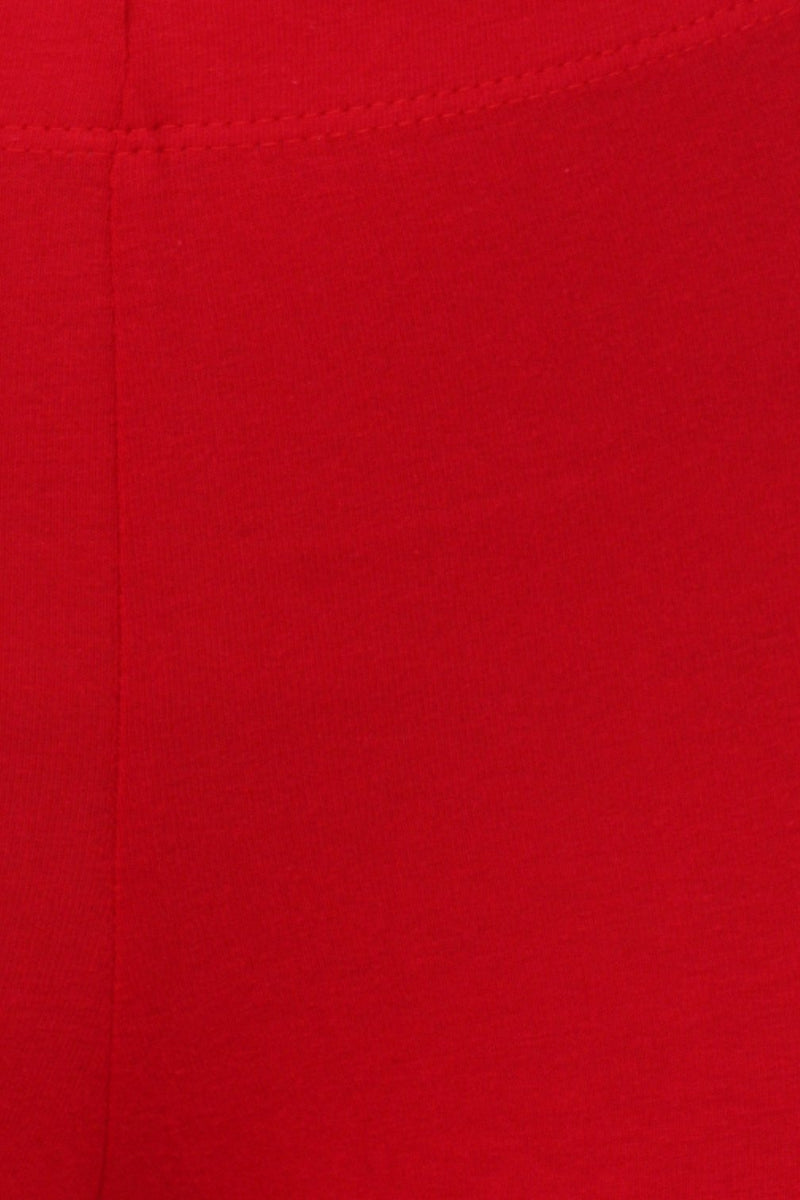 Sakkas Cotton Blend Solid Color Footless Stretch Leggings - Made in USA