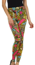 Sakkas Graphic Print Fashion Leggings#color_Cleopatra