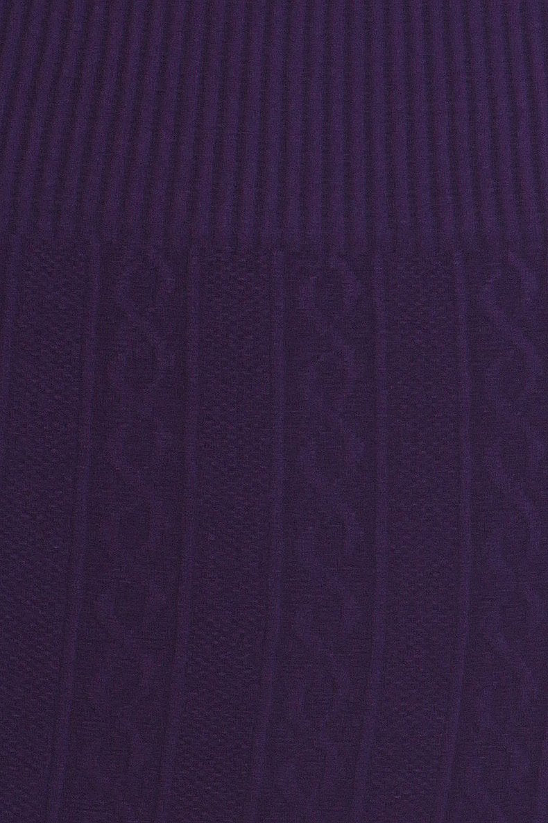 Sakkas Cable Knit Fleece Lined Leggings