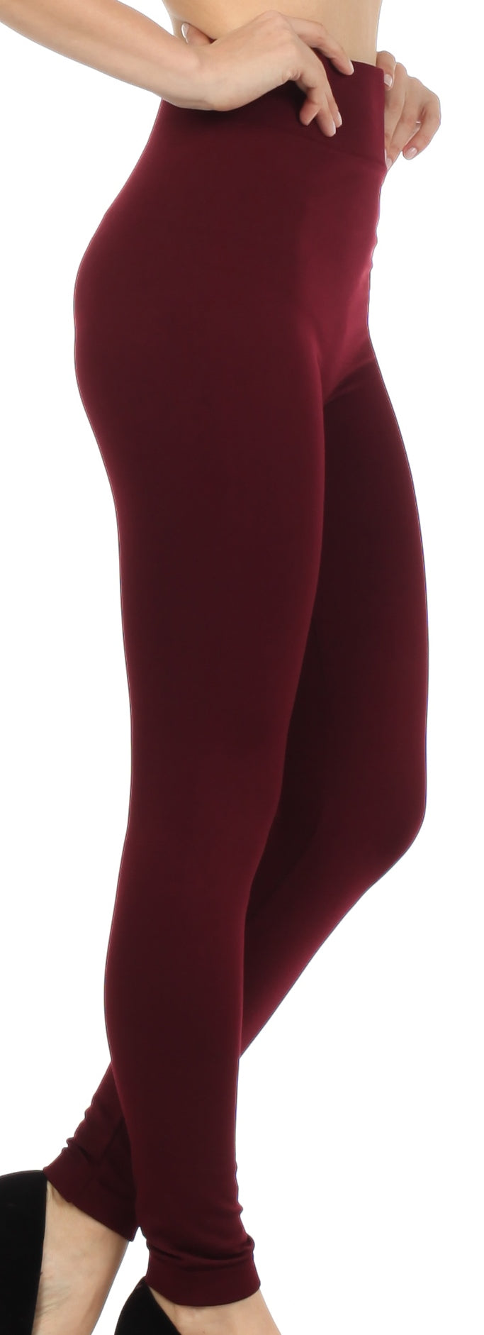 Sakkas Warm Soft Fleece Lined High Waist Leggings