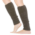 Ultra Soft Lightweight Tagless Magic Stretch Leg Warmers#color_Charcoal