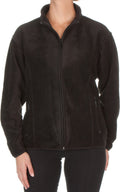 Ladies / Womens Full-Zip Anti-Pilling Performance Fleece Jacket#color_Black