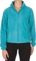 Ladies / Womens Full-Zip Anti-Pilling Performance Fleece Jacket#color_Turquoise