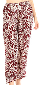 Sakkas Akilla Women's Loose Printed Yoga Elephant Pants Elastic Waist w/Pocket