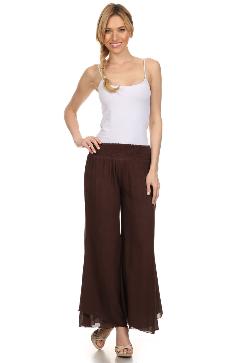 Sakkas Blaire Classic Flare Wide Leg Palazzo Beach Pant