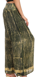 Sakkas Shyla Elastic Waistband Palazzo Pants