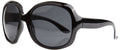 Sakkas Vintage Oversized Frame Fashion Sunglasses#color_BlackPolarized-SmokeLens