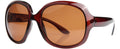 Sakkas Vintage Oversized Frame Fashion Sunglasses#color_BrownPolarized-BrownLens