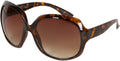 Sakkas Vintage Oversized Frame Fashion Sunglasses#color_TortoiseBrown-SmokeLens
