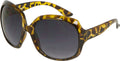 Sakkas Vintage Oversized Frame Fashion Sunglasses#color_TortoiseYellow-SmokeLens