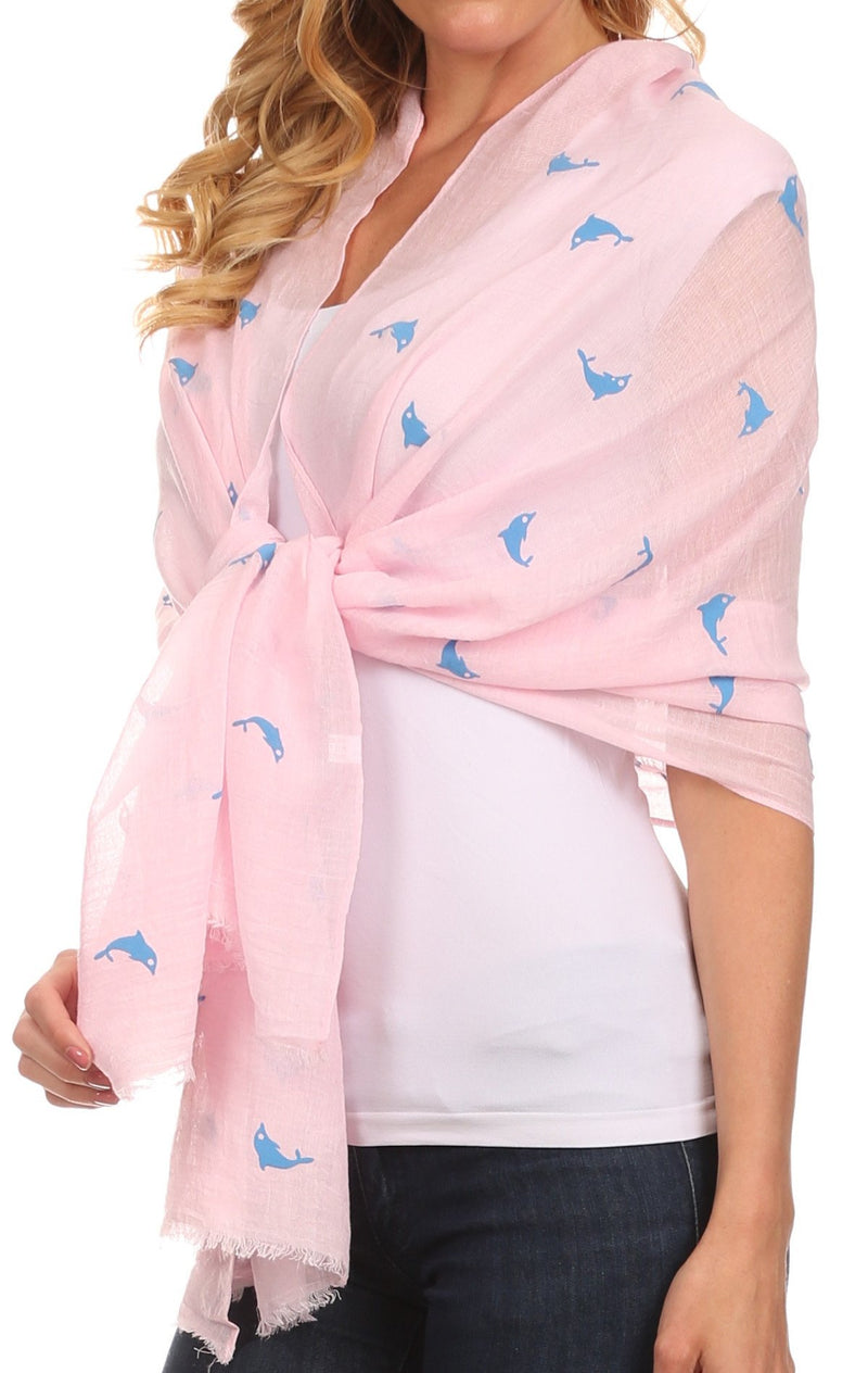 Sakkas Hillary summer breeze lightweight flowing sheer gauze wrap scarf