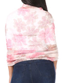 Sakkas Nichole summer gauze featherweight patterned versitile sheer scarf wrap