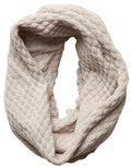 Sakkas Romantic Love Knit Infinity Scarf#color_Oatmeal