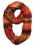 Sakkas Life is Beautiful Knit Infinity Scarf#color_OmbreCurry