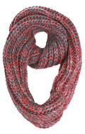 Sakkas Life is Beautiful Knit Infinity Scarf#color_SwirlCoral