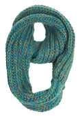 Sakkas Life is Beautiful Knit Infinity Scarf#color_SwirlTurquoise