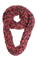Sakkas Life is Beautiful Knit Infinity Scarf#color_TripleScoopPink