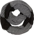 Sakkas Life is Beautiful Knit Infinity Scarf#color_ColorBlockBlack