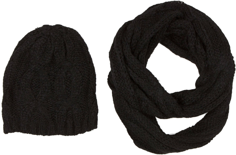 Sakkas Sprinkles Knit Infinity Scarf & Hat Set