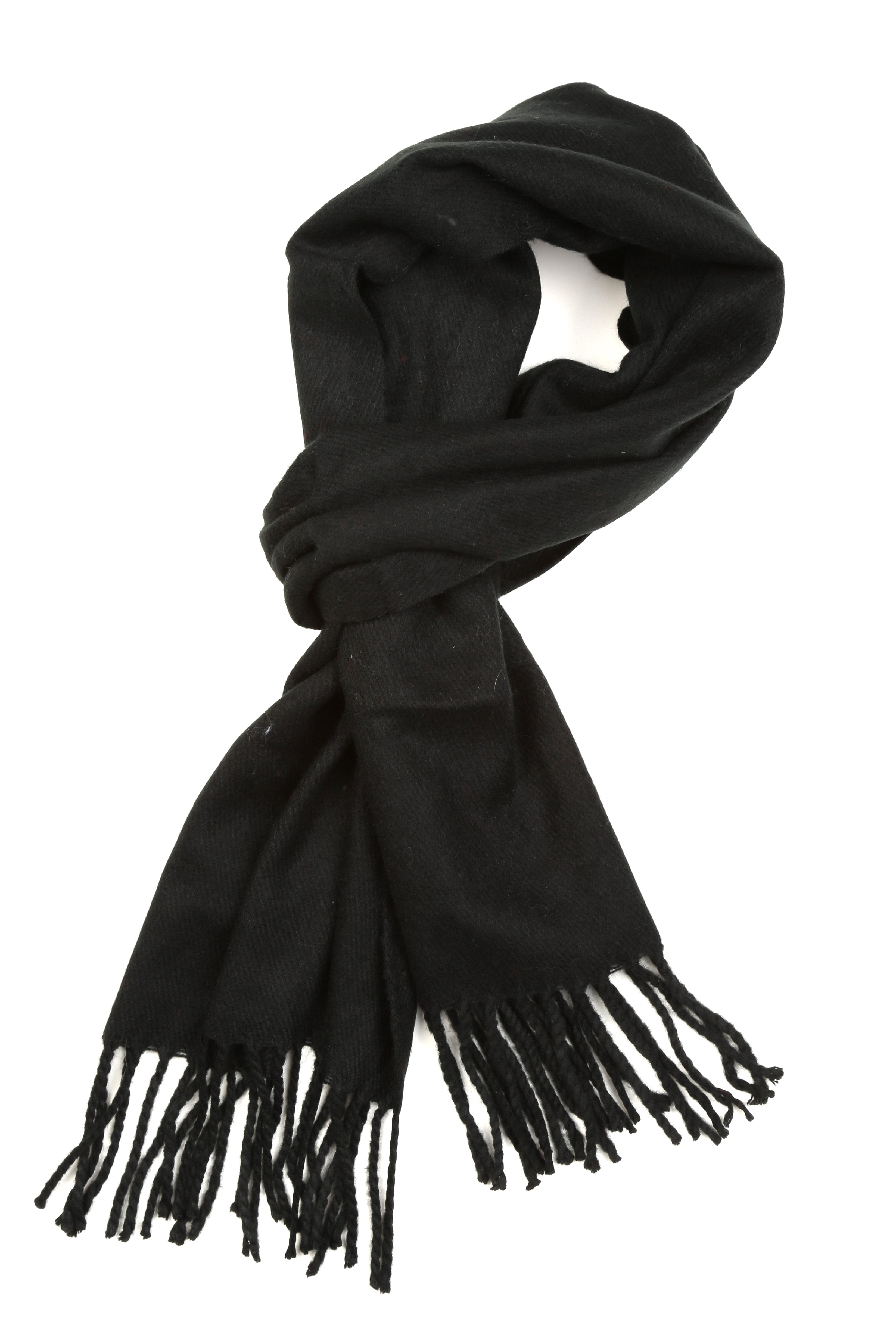 Sakkas Booker Cashmere Feel Solid Colored Unisex Winter Scarf With Fri