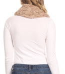 Sakkas Mellah Long Wide Soft Fuzzy Furry Fur Infinity Fall Winter Wrap Scarf