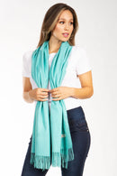 Sakkas Iris Warm Super Soft Cashmere Feel Pashmina Shawl  / Scarf with Fringes