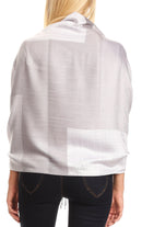 Sakkas Nicola Reversible Warm and Soft Unisex Scarf Stole Wrap Solid Color-block