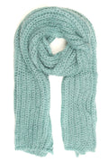 Sakkas Grecia Women's Solid Long Extra Soft Textured Winter Scarf#color_ Dark Aqua
