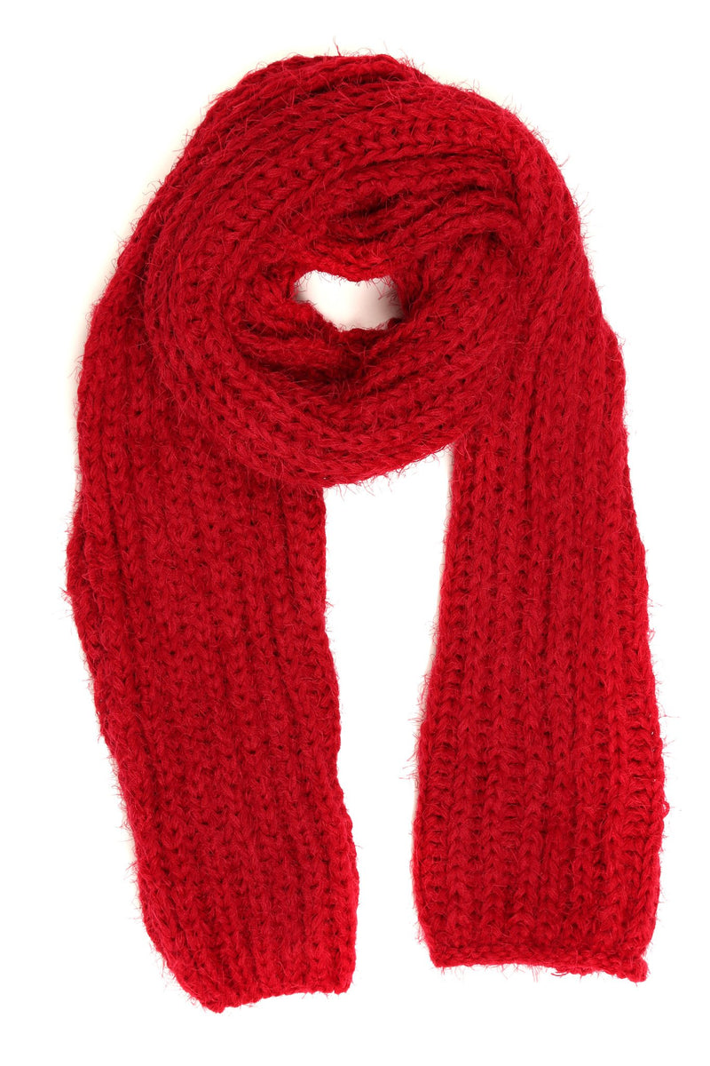 Sakkas Grecia Women's Solid Long Extra Soft Textured Winter Scarf