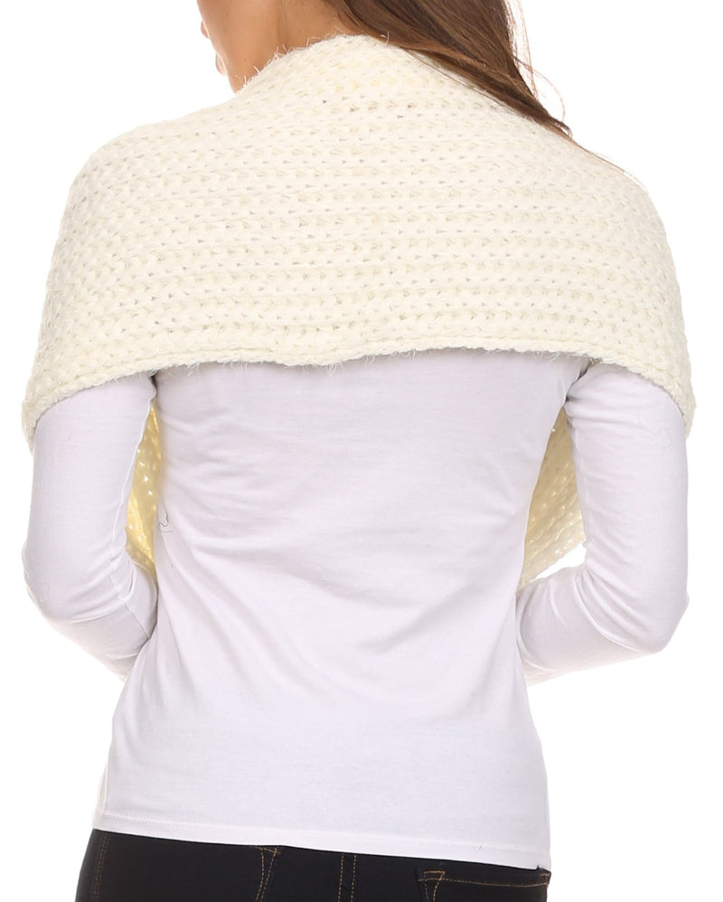 Sakkas Grecia Women's Solid Long Extra Soft Textured Winter Scarf