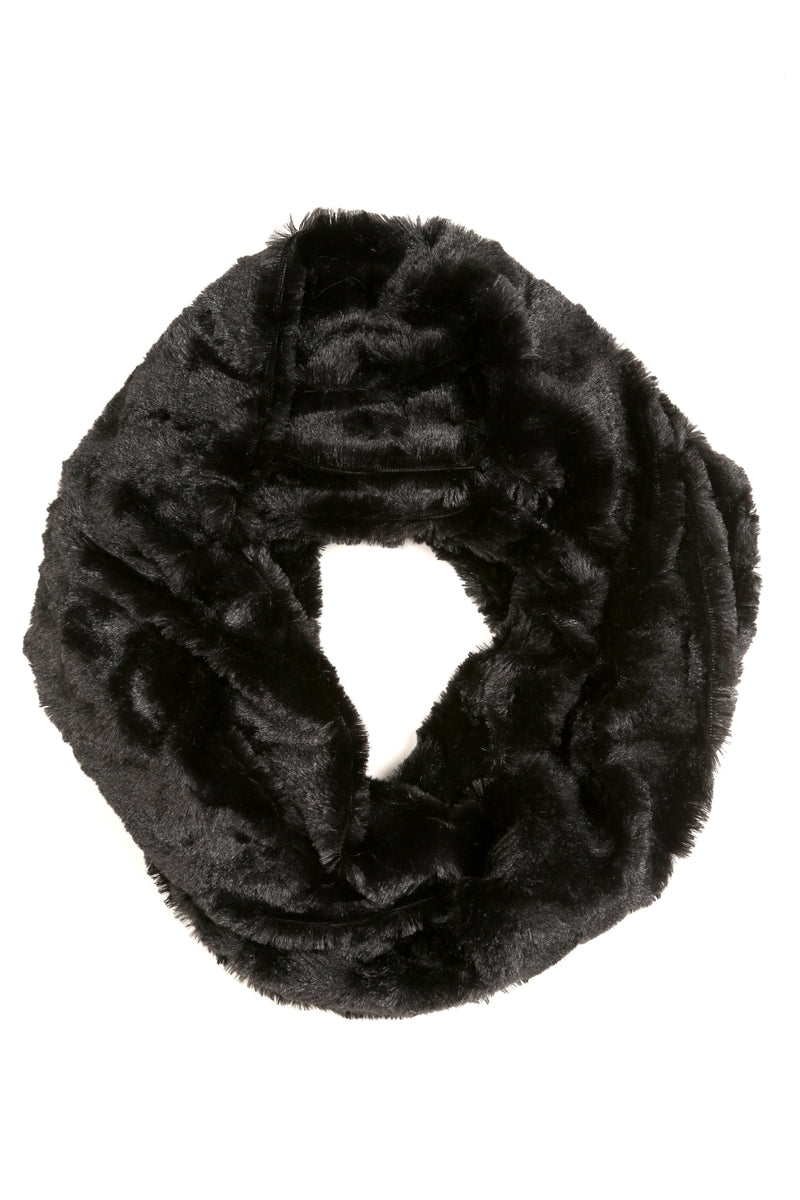 Sakkas Abhy  Soft Fall Winter Furry Infinity Wrap Scarf