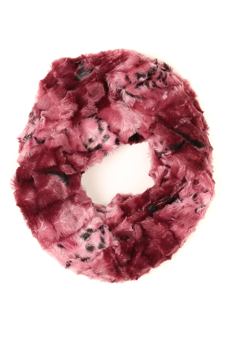 Sakkas Abhy  Soft Fall Winter Furry Infinity Wrap Scarf