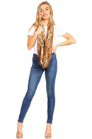 Sakkas Abhy  Soft Fall Winter Furry Infinity Wrap Scarf