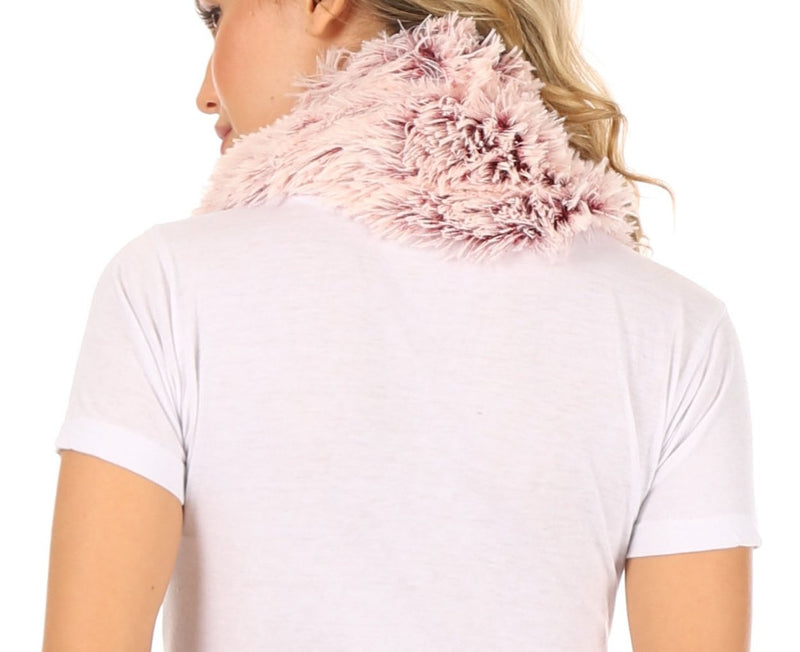 Sakkas Abhy  Soft Fall Winter Furry Infinity Wrap Scarf