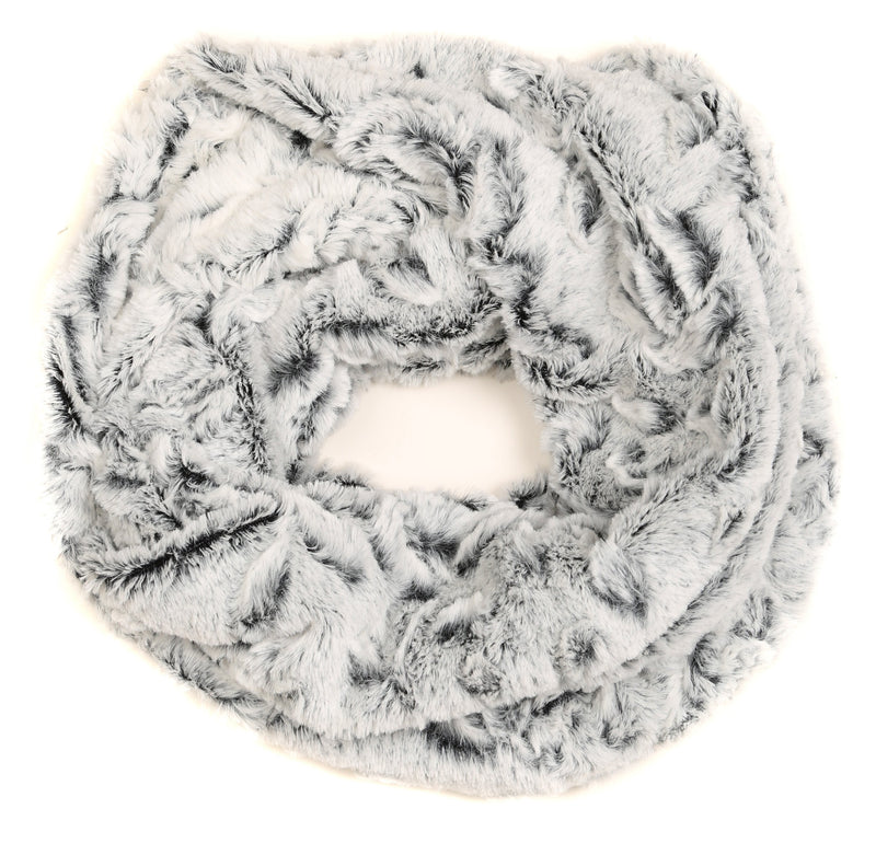 Sakkas Abhy  Soft Fall Winter Furry Infinity Wrap Scarf