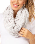 Sakkas Abhy  Soft Fall Winter Furry Infinity Wrap Scarf#color_6-Chocolate