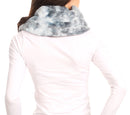 Sakkas Abir Soft Furry Reversible Short Twist Wrap Around Infinity Scarf